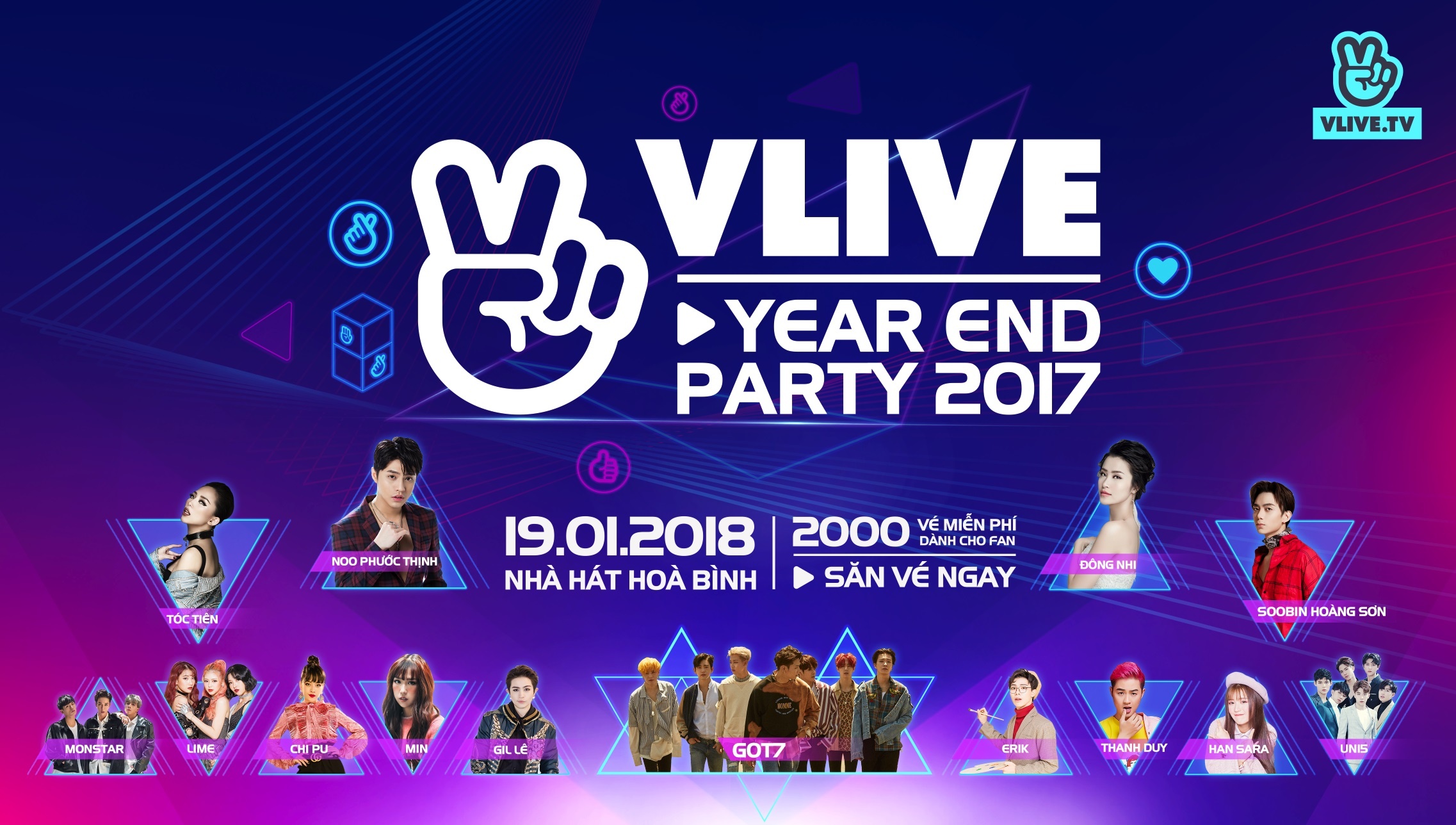 lễ trao giải Vlive ảnh 3 le trao giai Vlive anh 3