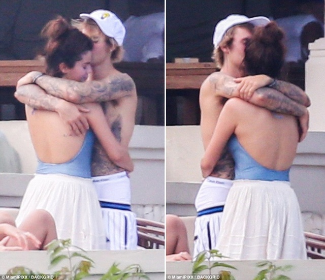 Justin Bieber và Selena Gomez tình tứ ảnh 1 Justin Bieber va Selena Gomez tinh tu anh 1