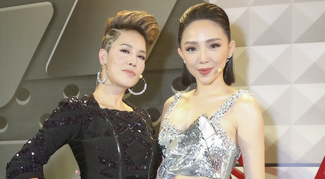 Thu Phuong khoe kieu toc noi loan, Toc Tien mac kin ghi hinh The Voice hinh anh