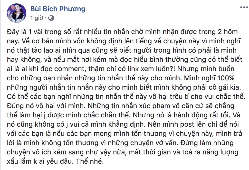 bích phương nói về diễn viên đóng phim nóng ảnh 1 bich phuong noi ve dien vien dong phim nong anh 1