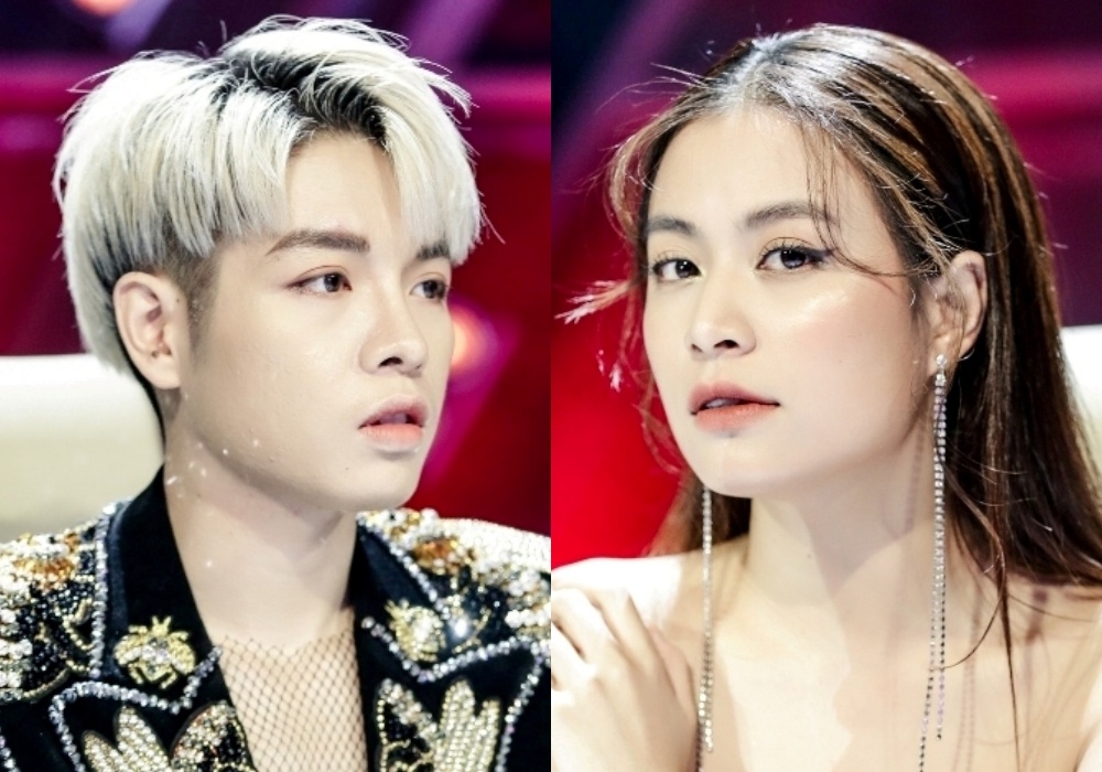 Duc Phuc va Hoang Thuy Linh cai lon, gay gat che bai thi sinh cua nhau hinh anh