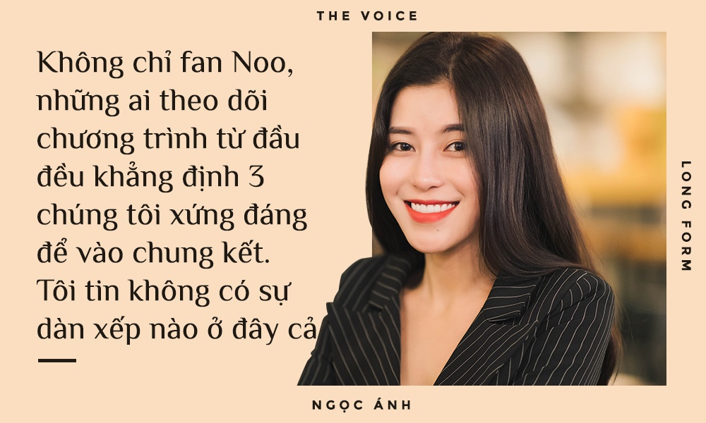 ngoc anh noi ve tin don mua giai Giong hat Viet anh 5