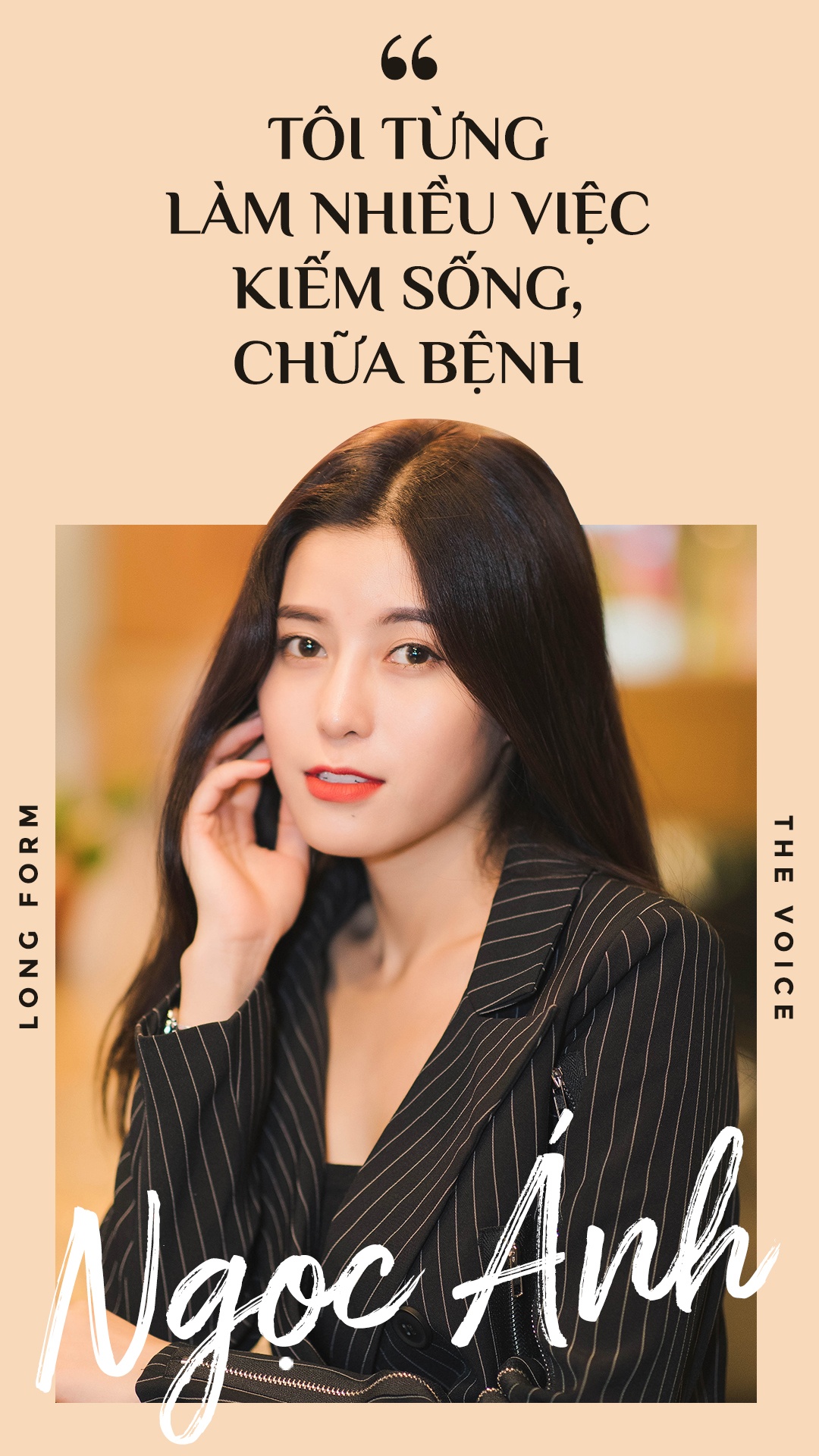 ngoc anh noi ve tin don mua giai Giong hat Viet anh 1