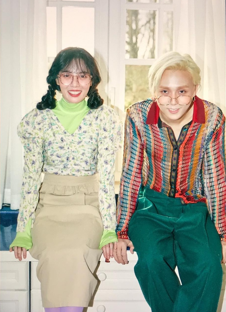 anh than mat cua HyunA va ban trai anh 1