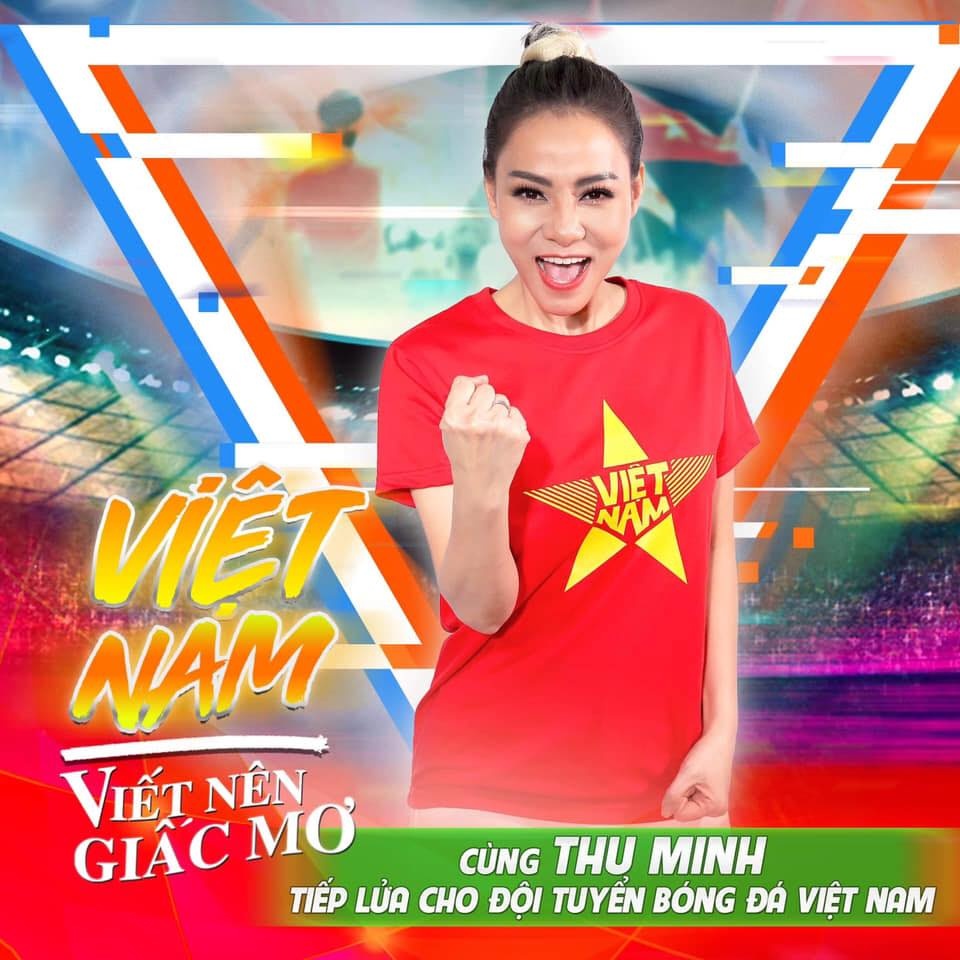 nghệ sĩ cổ vũ đội tuyển Việt Nam ảnh 1 nghe si co vu doi tuyen Viet Nam anh 1