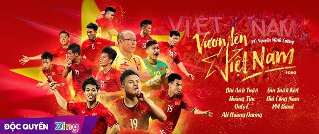 nghệ sĩ cổ vũ đội tuyển Việt Nam ảnh 2 nghe si co vu doi tuyen Viet Nam anh 2