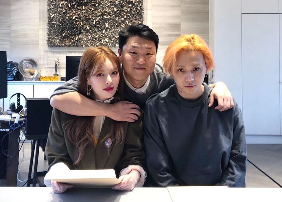 HyunA, E'Dawn gia nhập công ty của PSY ảnh 1 HyunA, E'Dawn gia nhap cong ty cua PSY anh 1