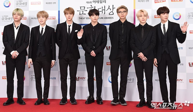 BTS thắng 3 giải Daesang ảnh 1 BTS thang 3 giai Daesang anh 1