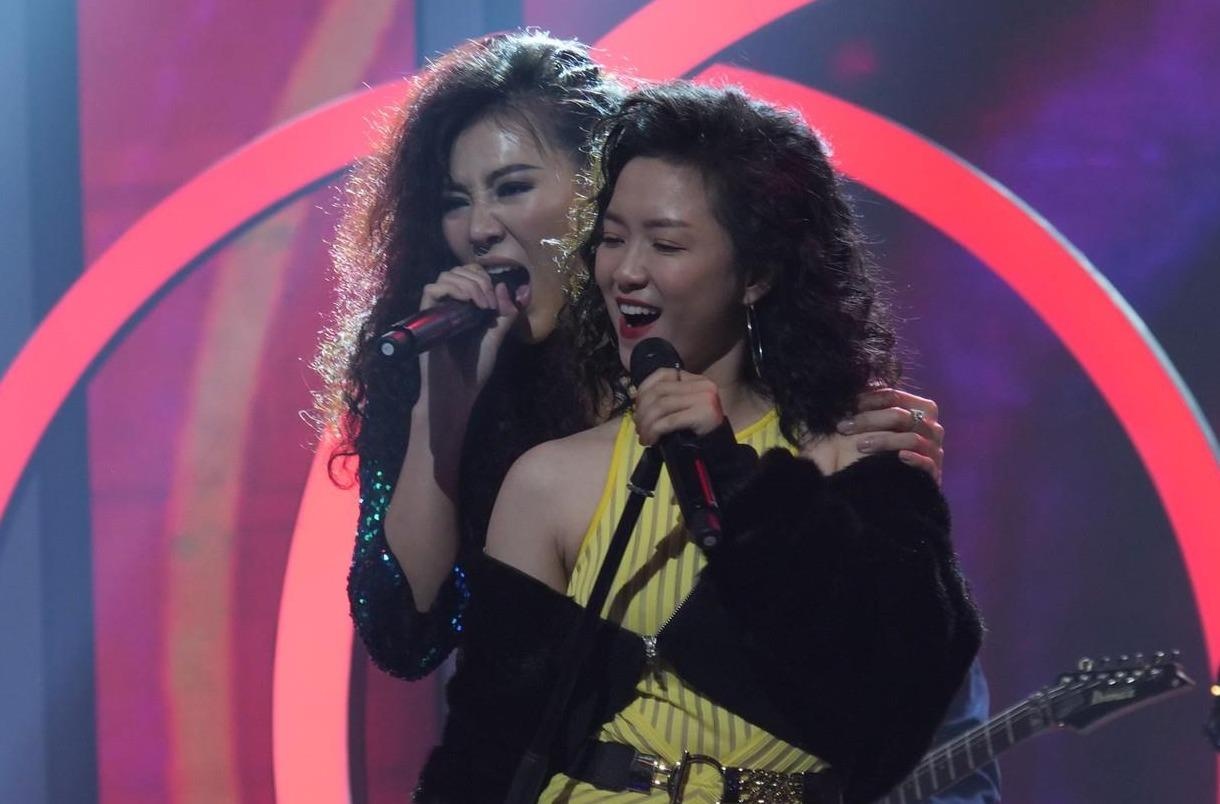 Thanh Huong 'Quynh bup be' mau lua hat rock, duoc Thu Phuong khen hinh anh