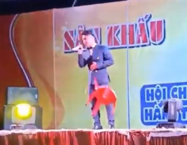 Du Thien bi nem ghe khi dang dien o Quang Nam hinh anh