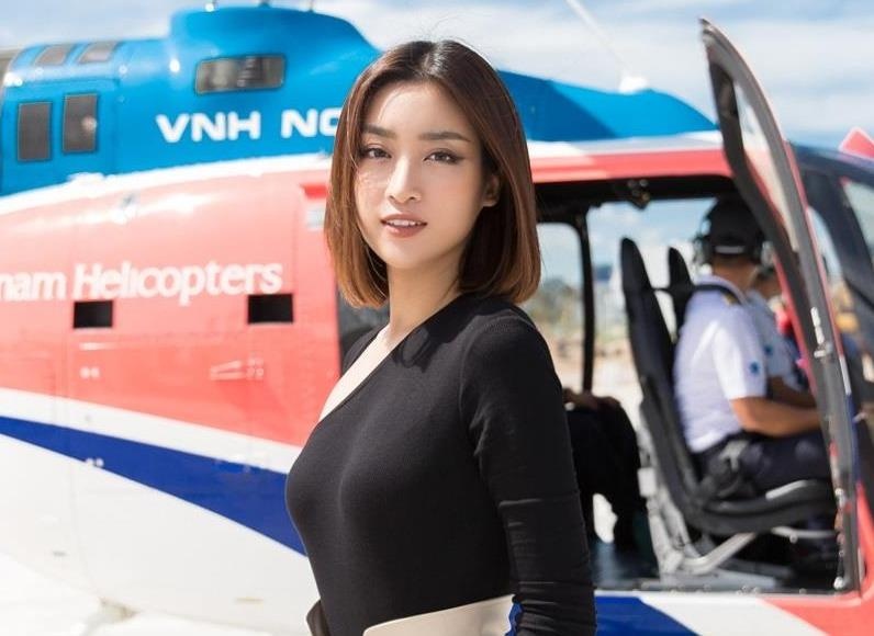 Do My Linh xinh dep ben dan thi sinh hoa hau sau tin don yeu thieu gia hinh anh