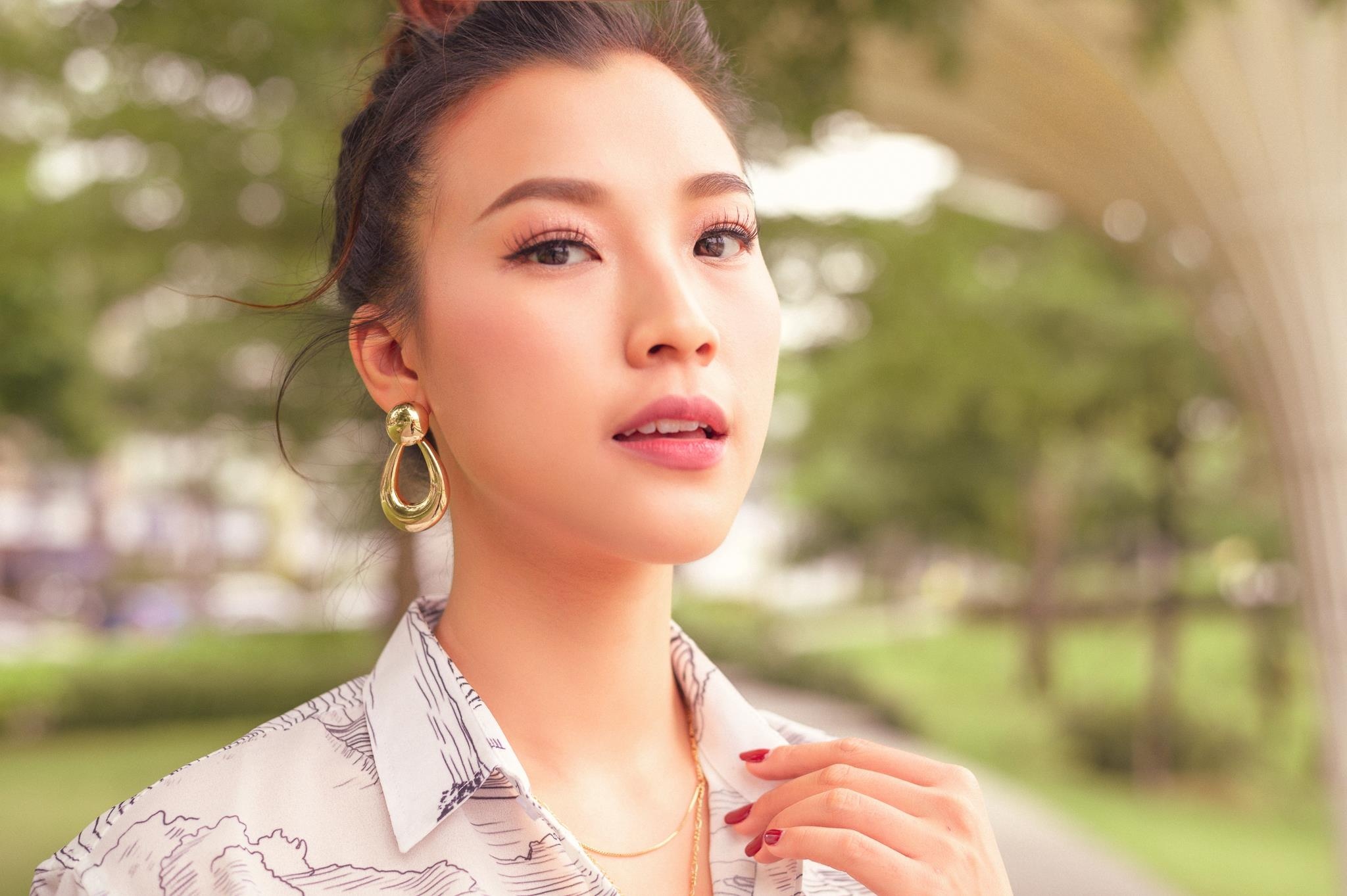 Hoang Oanh noi ve ban trai ngoai quoc anh 2