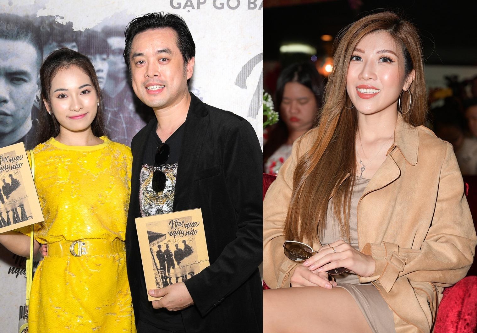Vo chong Duong Khac Linh - Sara Luu di chung su kien voi Trang Phap hinh anh