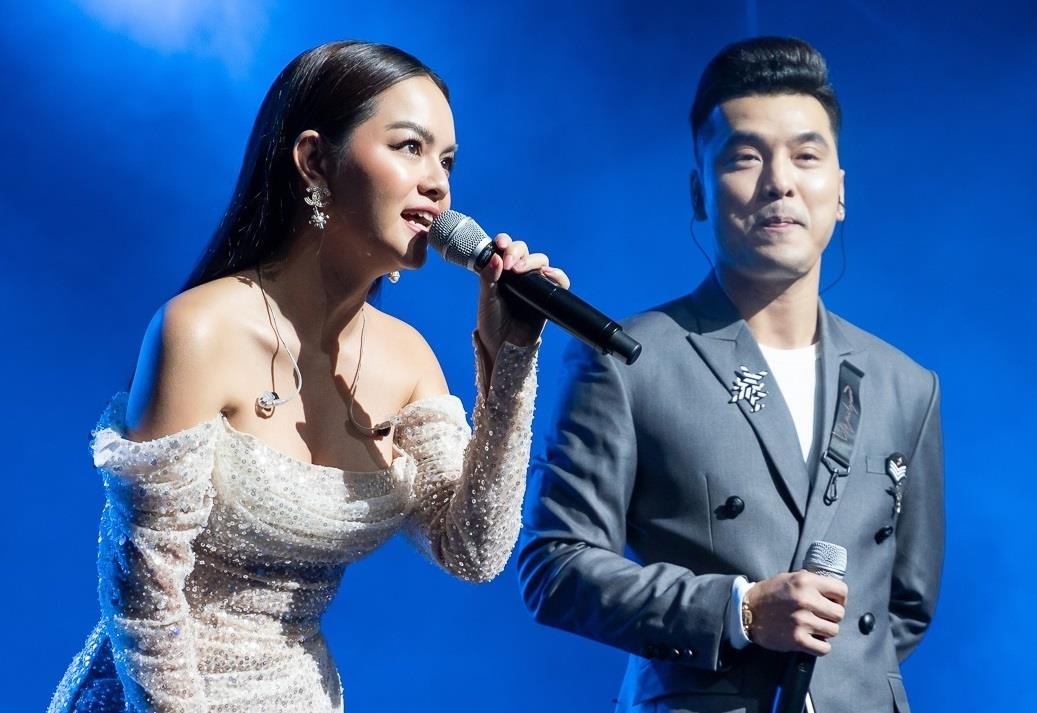 Pham Quynh Anh nghen ngao khi hat ca khuc do Quang Huy sang tac hinh anh