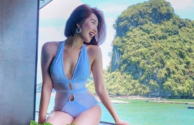 Nhung lan khoe hinh the cua Thuy Ngan 'Gao nep gao te' hinh anh