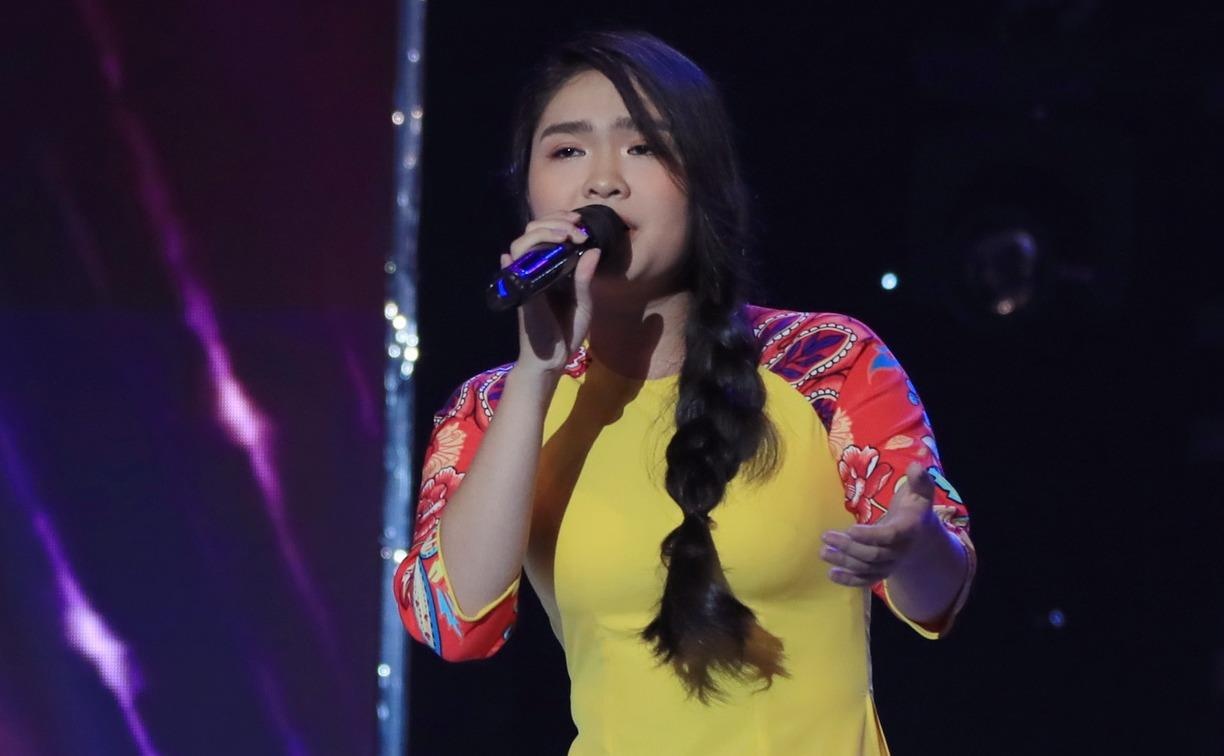 Thien Nhan lot xac khi hat 'Tham goi ten anh' cua Minh Tuyet hinh anh