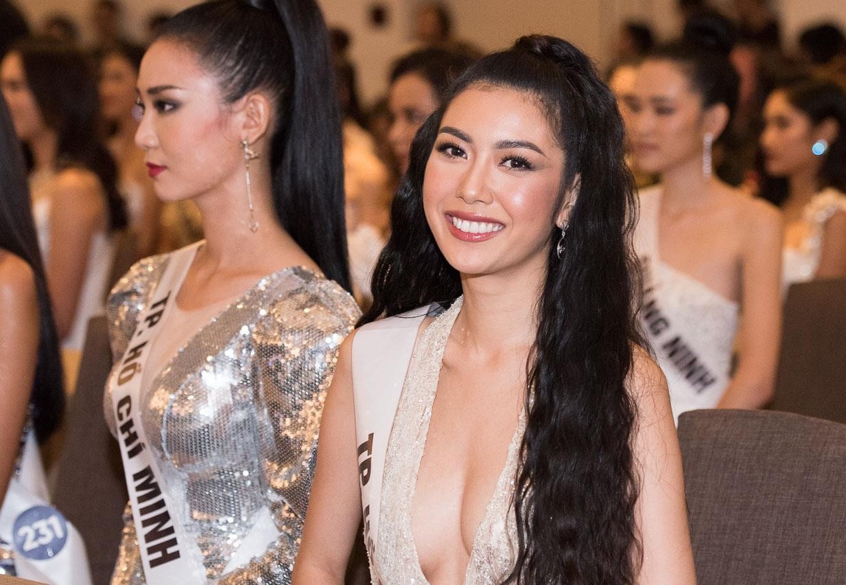 Thuy Van mac vay xe sau, H'Hen Nie vang mat o hop bao Hoa hau Hoan vu hinh anh