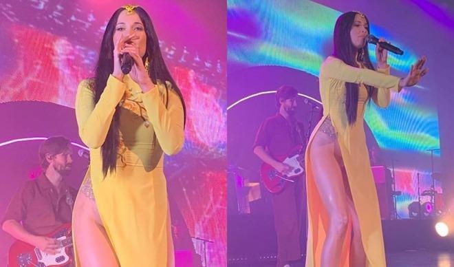 Khan gia Viet tan cong trang mang cua ca si My mac ao dai khong quan hinh anh