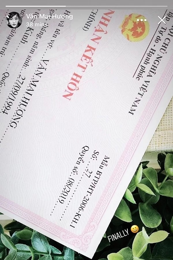 van mai huong ket hon anh 1