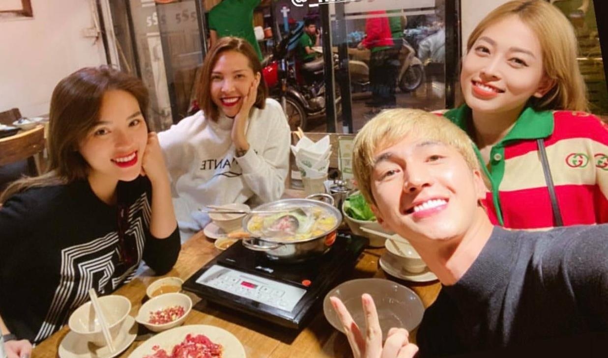 Binh An, Phuong Nga hoi ngo Ky Duyen va Minh Trieu o Ha Noi hinh anh