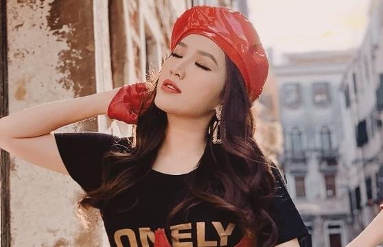 Bao Thy quay MV moi o Italy hinh anh