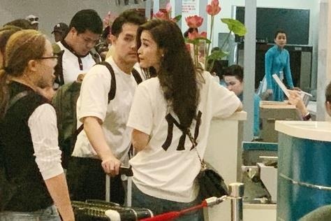 Dong Nhi, Ong Cao Thang voi toi Phu Quoc chuan bi le cuoi hinh anh