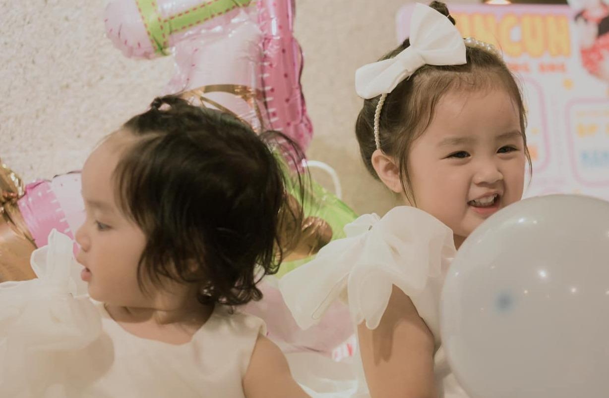 Hai con gai cua Hoai Lam hinh anh