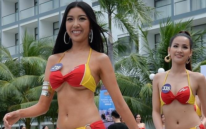 Thuy Van tu tin dien bikini sau su co lo vong mot hinh anh