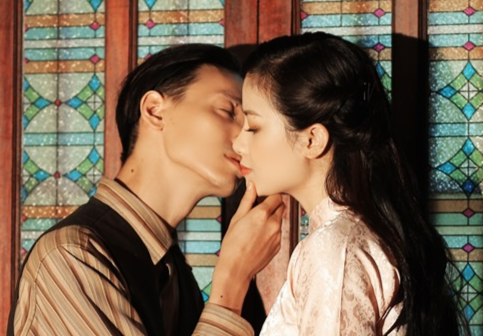 Duong Hoang Yen kho khan khi quay canh hon hinh anh