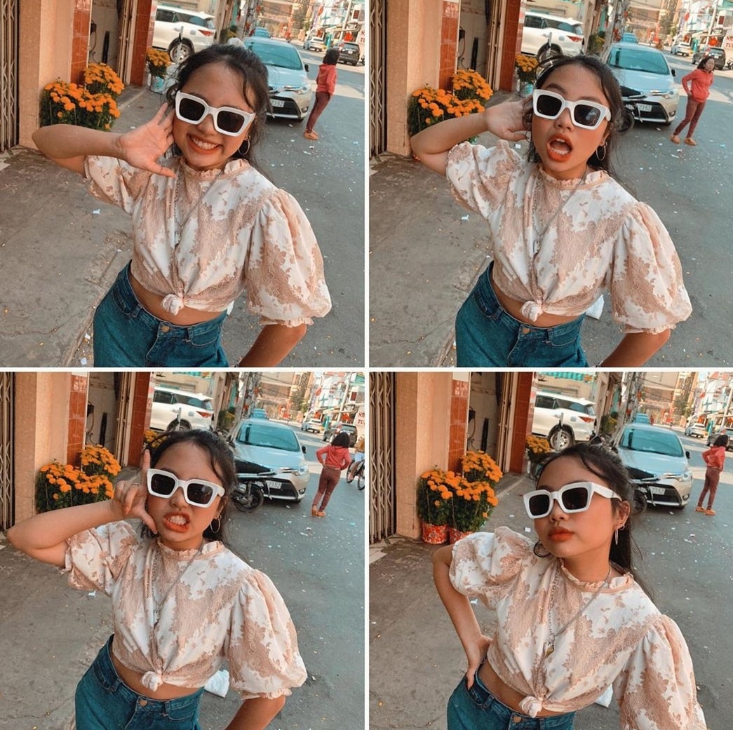 Phuong My Chi choi tet canh ty anh 1