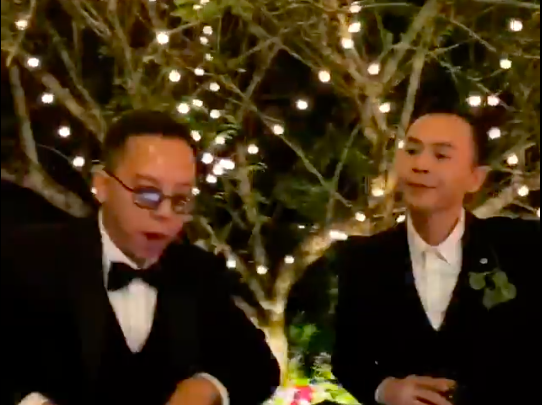 Hoang Touliver cung Binz 'quay' trong dam cuoi hinh anh