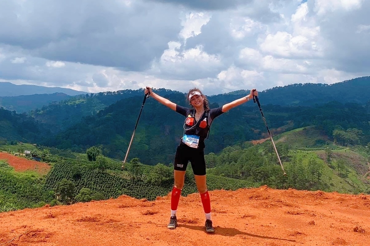 Mau Thuy tham gia Dalat Ultra Trail anh 4