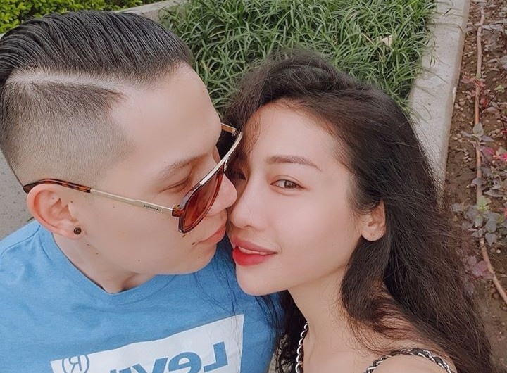 Hang Bingboong mang thai sau mot nam quen ban trai nguoi Phap hinh anh