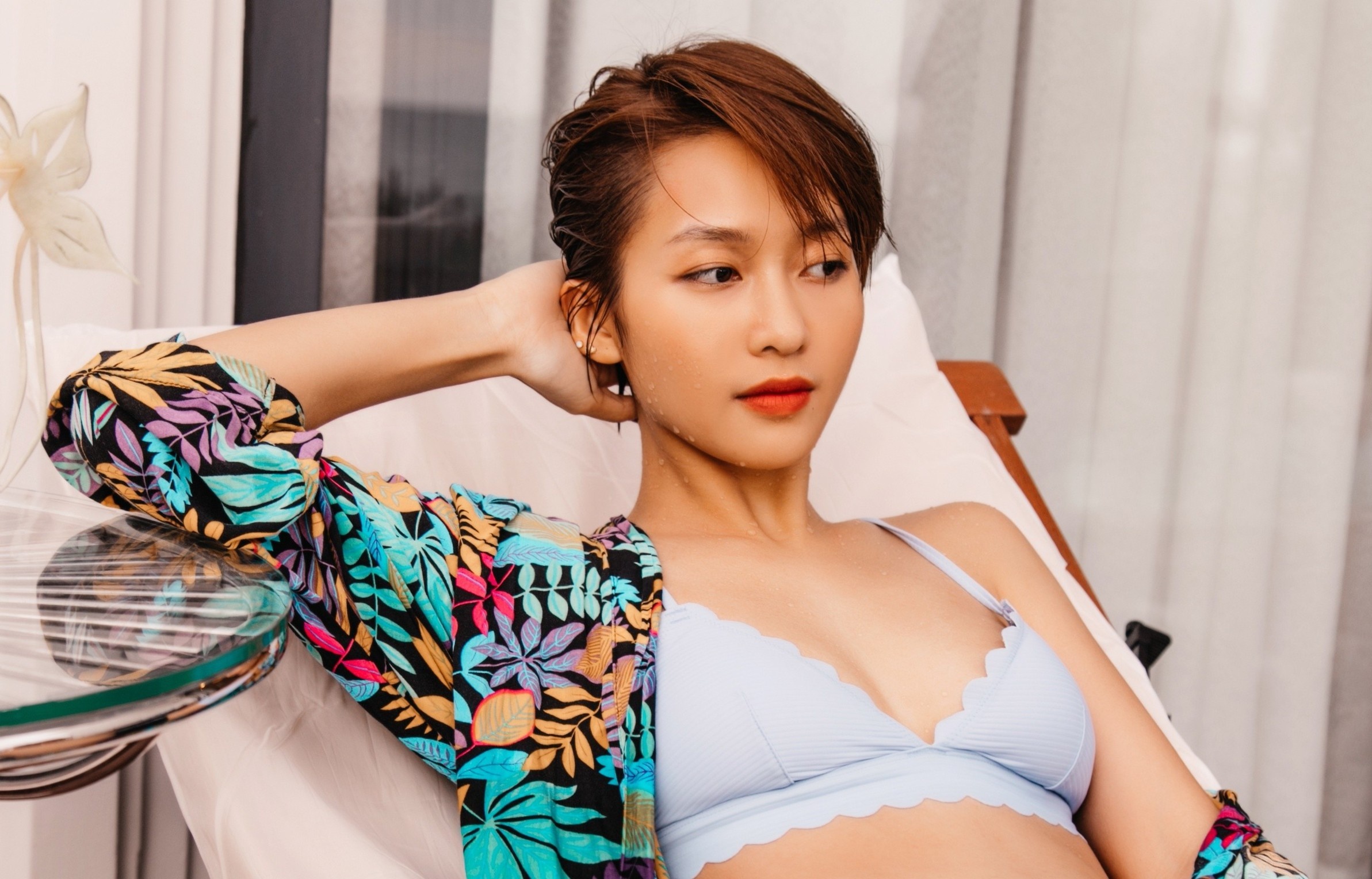 Kha Ngan: 'Nguoi yeu ung ho khi toi chup hinh ban nude' hinh anh