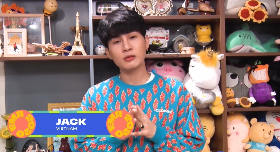 Jack thắng giải MTV EMA ảnh 1 Jack thang giai MTV EMA anh 1