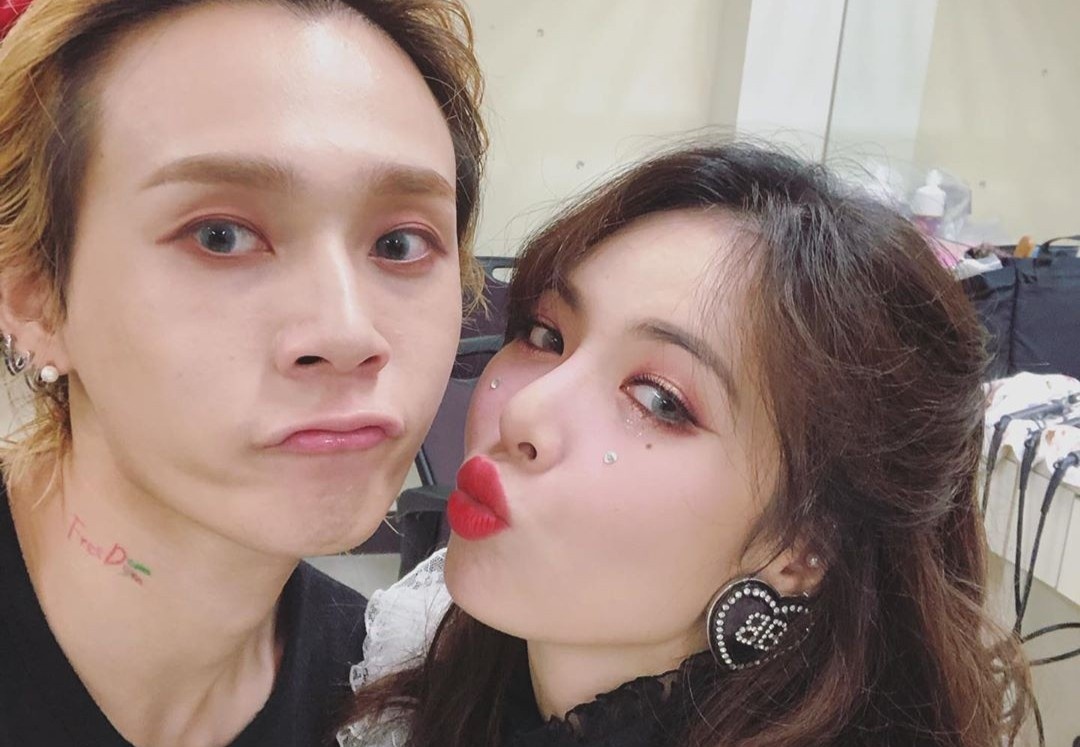 HyunA và bạn trai ảnh 1 HyunA va ban trai anh 1