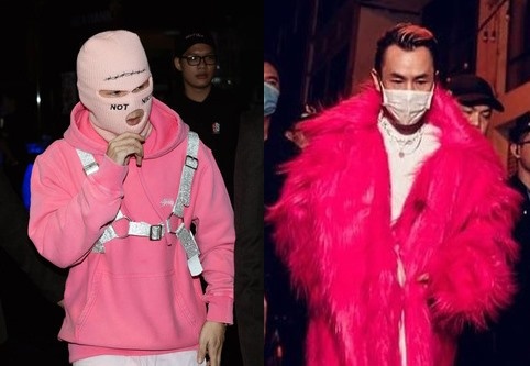 Binz luon mac ao khoac long giua troi nong hinh anh