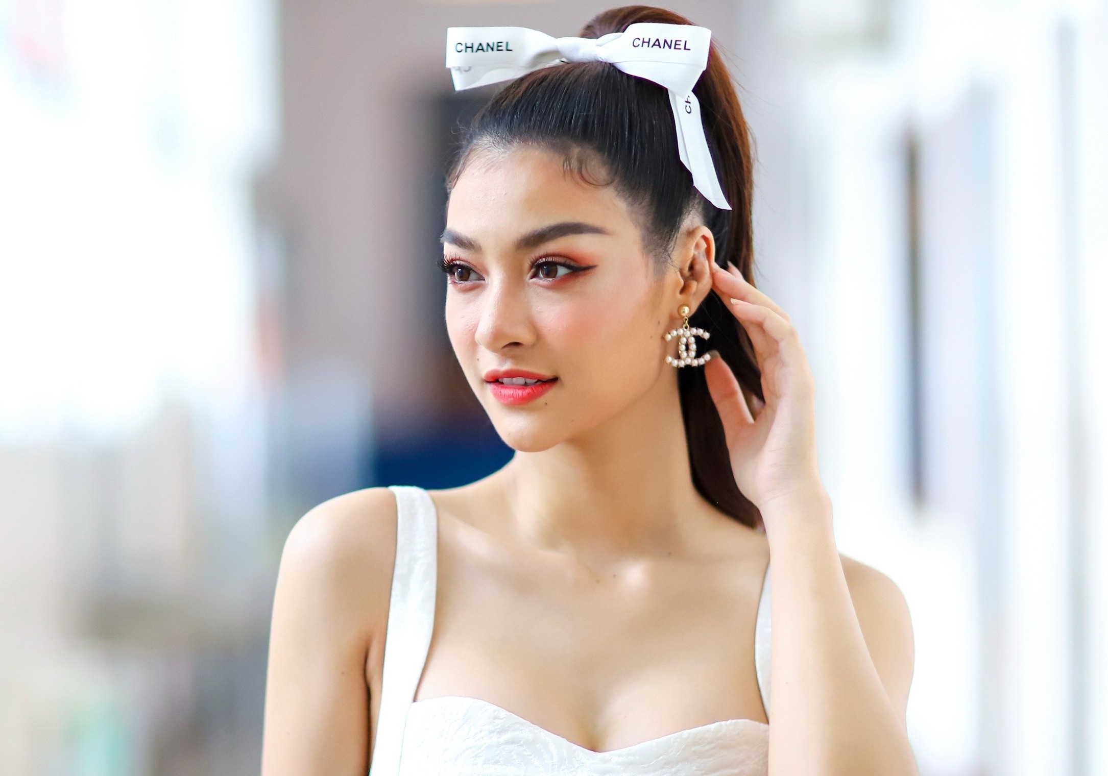 A hau Kieu Loan o hau truong ghi hinh King of Rap hinh anh