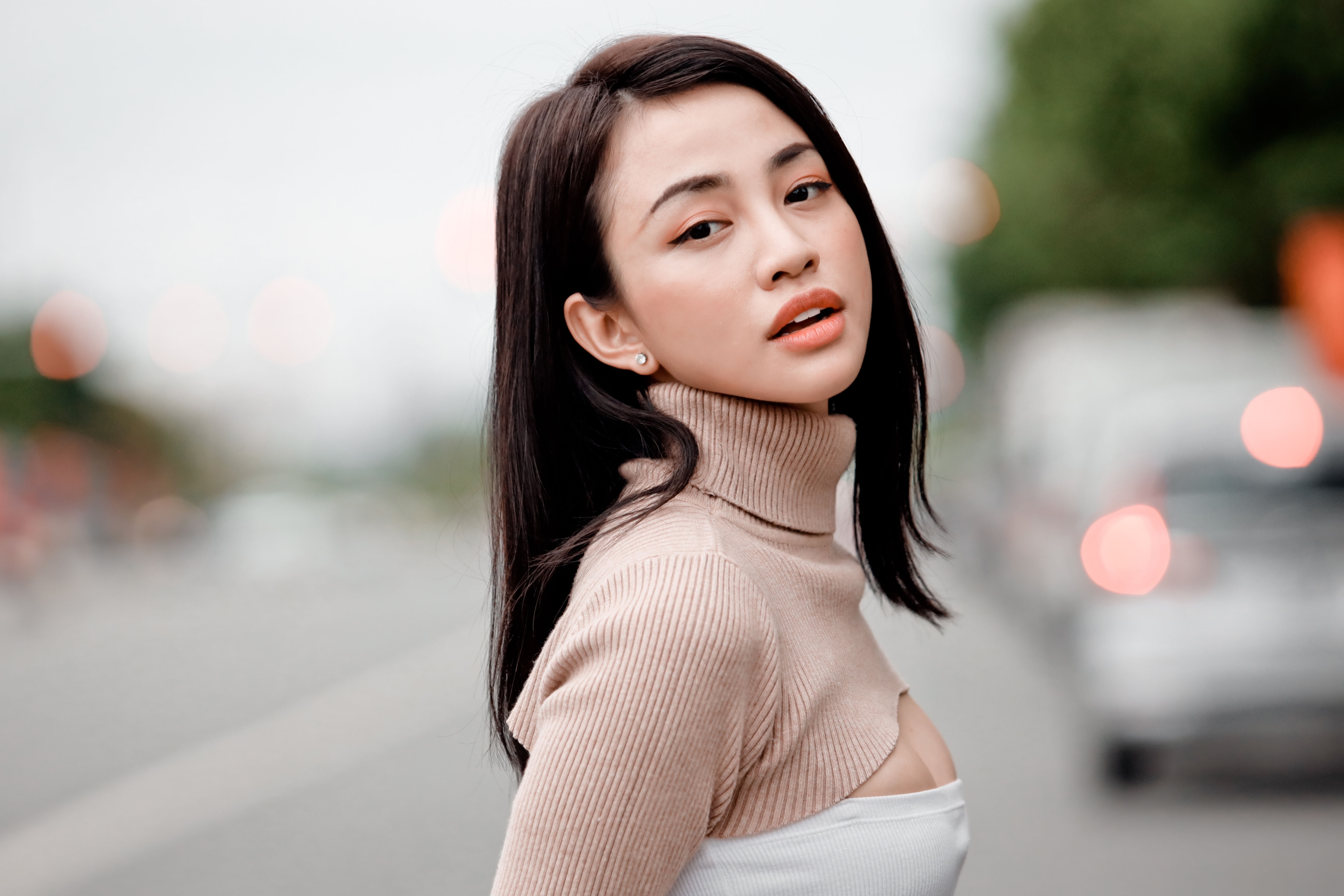 Thien Nga The Face chia tay ban trai anh 1