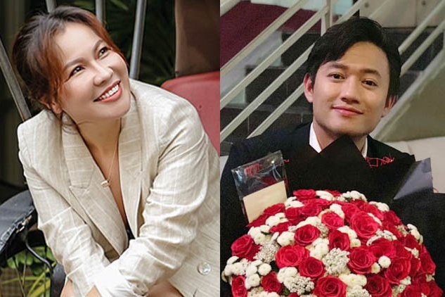 Dien vien Quy Binh cuoi vao giua thang 12 hinh anh