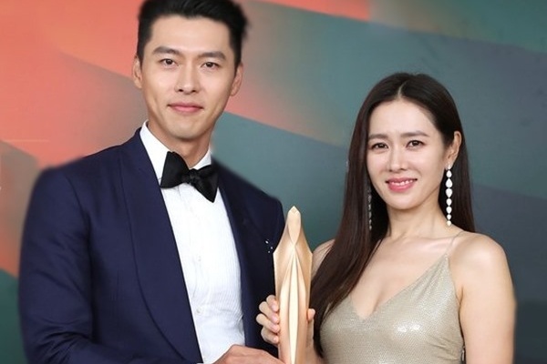 Hyun Bin cam on Son Ye Jin khi thang giai Daesang hinh anh
