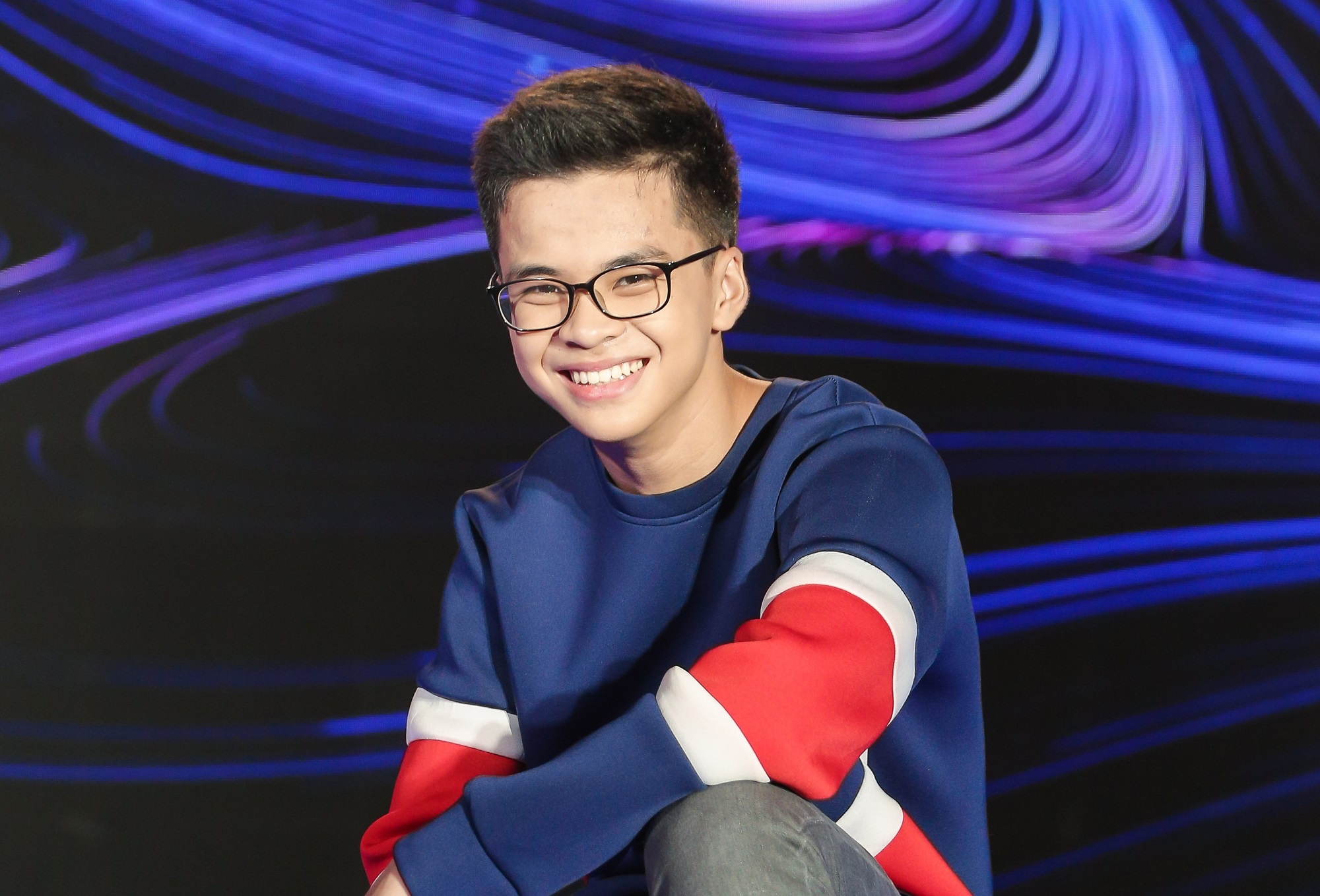 Con trai Huynh Kesley thi Giong hat Viet nhi anh 3