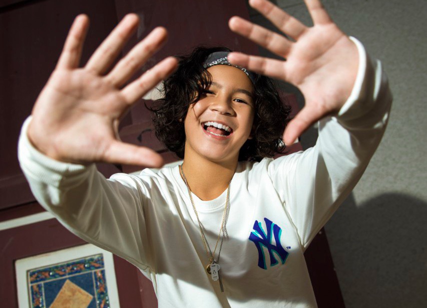 Con trai Huynh Kesley thich Binz, Karik hinh anh