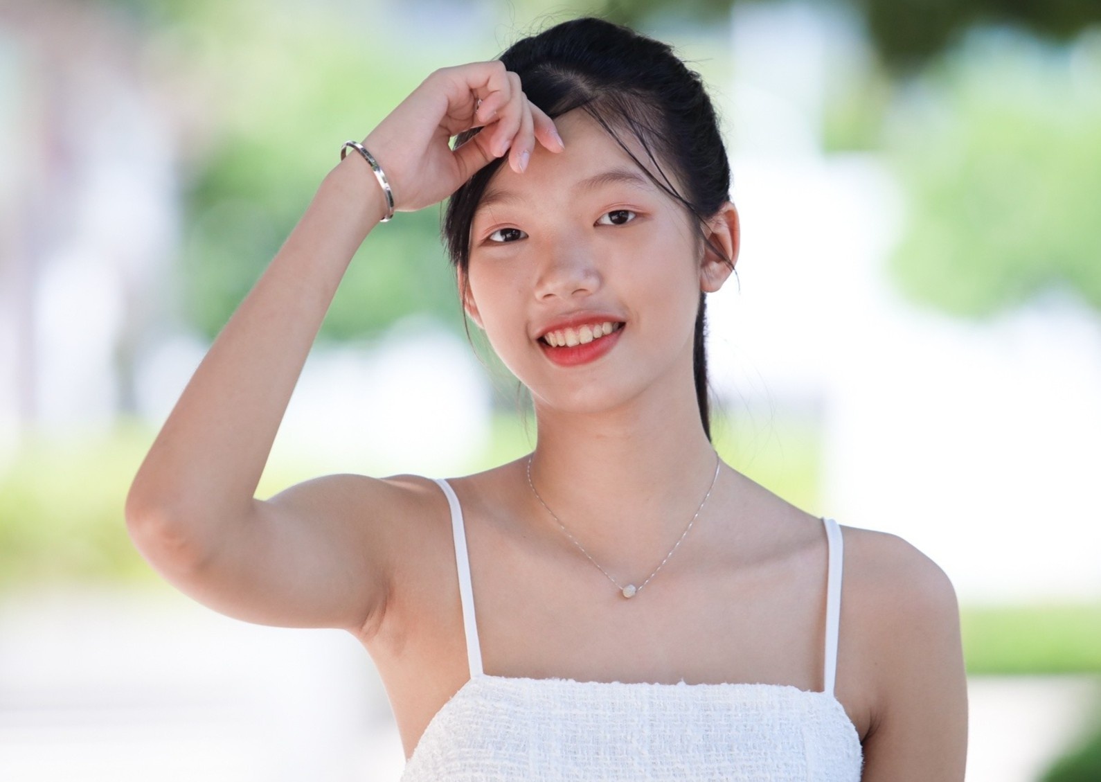 Thi sinh Giong hat Viet nhi: 'Toi tu hao khi cao 1,73 m o tuoi 13' hinh anh