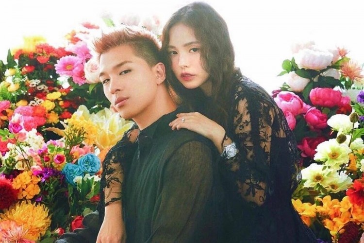 Tae Yang,  Min Hyo Rin co con anh 1
