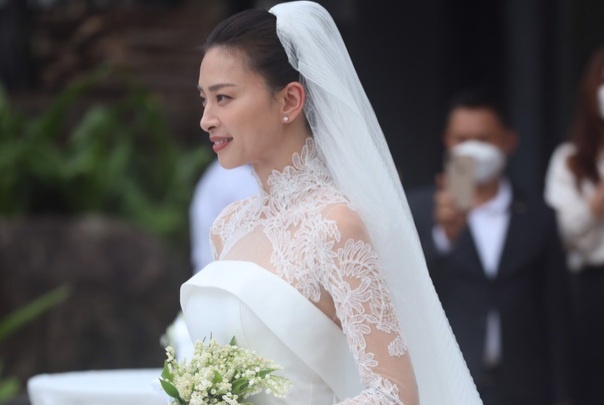 Dieu dac biet trong le cuoi Ngo Thanh Van, Huy Tran hinh anh