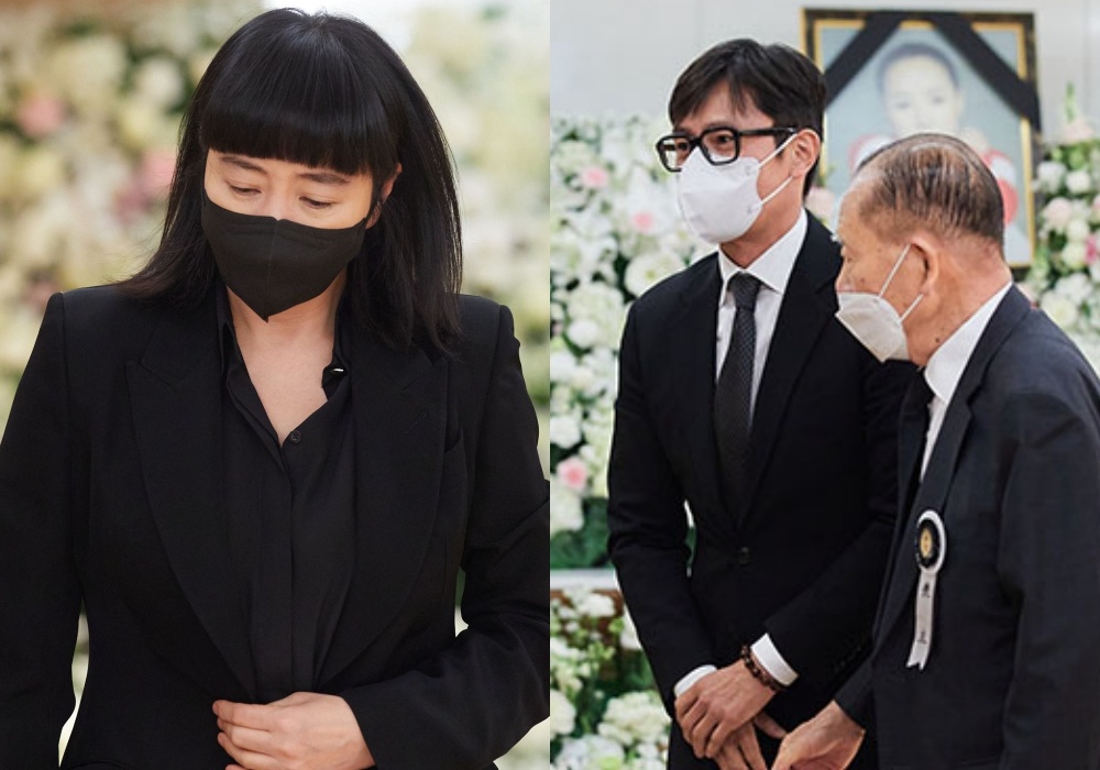 Lee Byung Hun, Kim Hye Soo vieng dien vien Kang Soo Yeon hinh anh