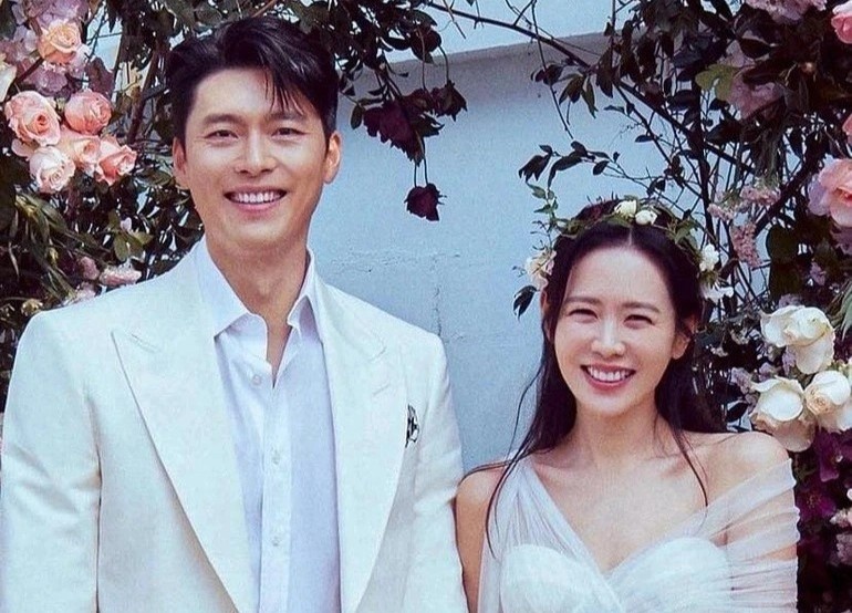 Rapper soc khi nhan qua cuoi cua Hyun Bin, Son Ye Jin hinh anh
