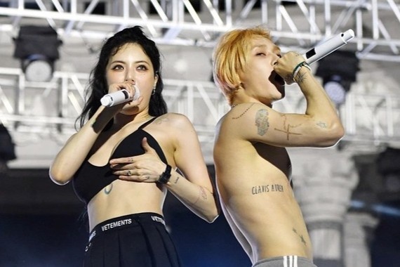 HyunA gay tranh luan vi mac noi y bieu dien hinh anh