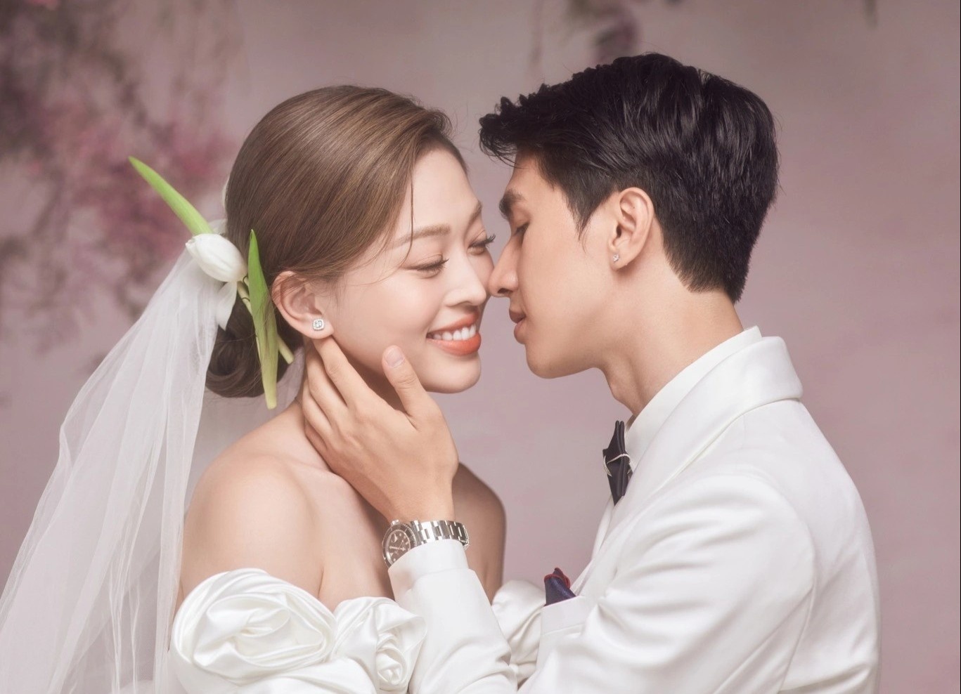 Loat anh cuoi moi cua Phuong Nga va Binh An hinh anh